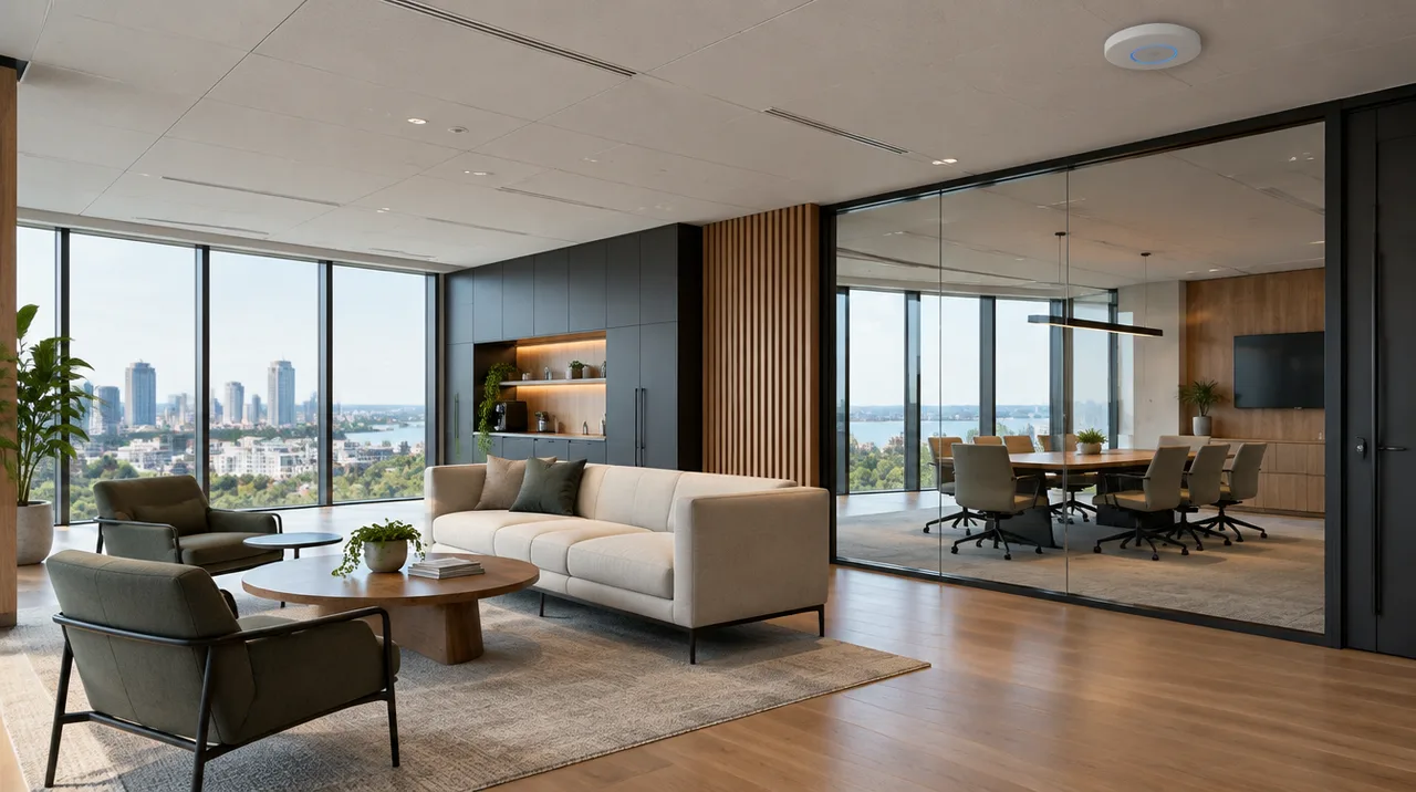 Illustrative connected workspace